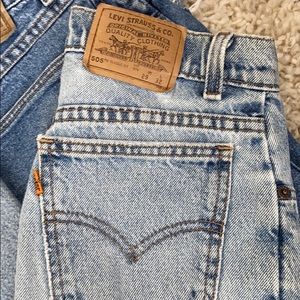 Rare orange tag Levi Wedgy fit jeans